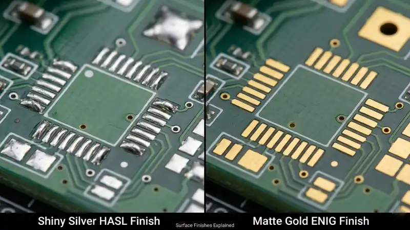 PCB Surface Finishes Explained: HASL, ENIG, OSP and More